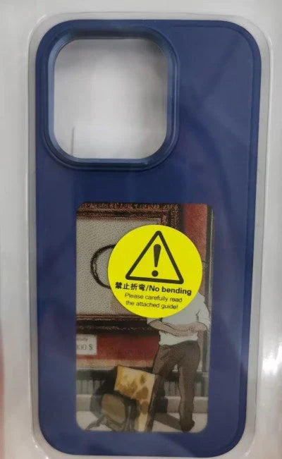 Customizable E-Ink phone case with personalized screen projection, compatible with various iPhone models
