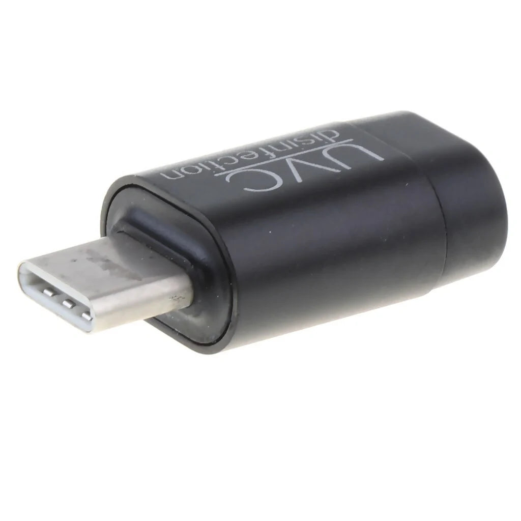 Portable UVC disinfection light for mobile phones and small personal items
