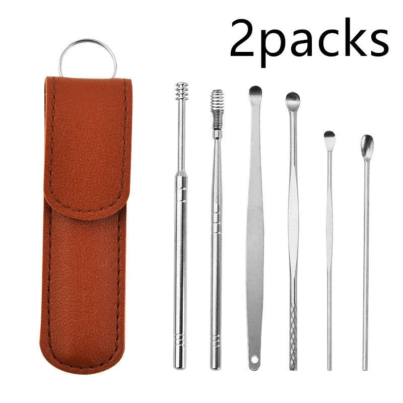 Premium Stainless Steel Ear Cleaner with Spiral Design for Comfortable and Effective Earwax Removal