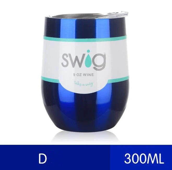 Premium 9 oz stainless steel insulated tumbler with secure lid, available in multiple vibrant colors
