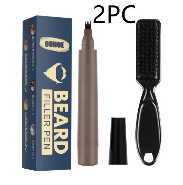 Precision Beard Filler Pen for men - fill in patchy, thin areas for a flawless, full-looking beard