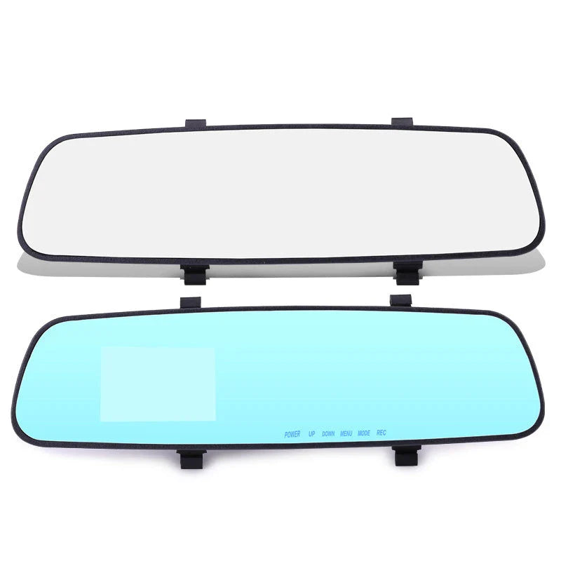 Premium 1080p HD Rearview Mirror Driving Recorder with Motion Detection for Enhanced Road Safety and Security