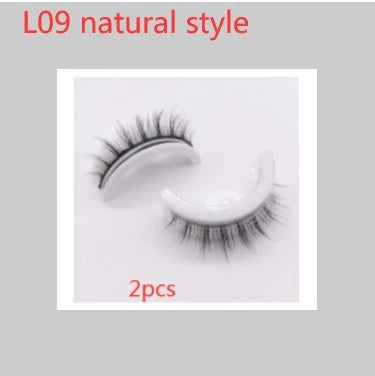 Glamorous 3D mink-inspired false eyelashes in various styles and packaging
