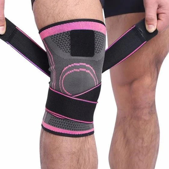 Durable and flexible sports knee pads with adjustable straps for comfortable, safe workouts