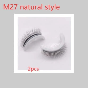 Glamorous 3D mink-inspired false eyelashes in various styles and packaging