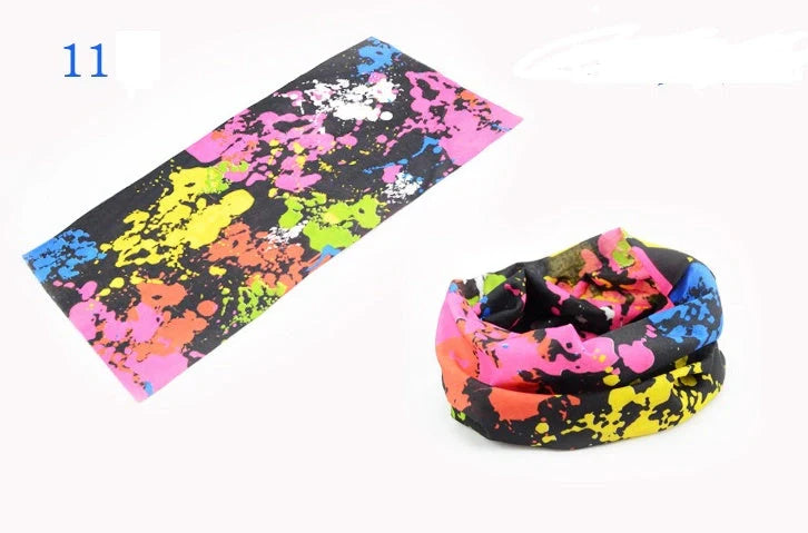 Versatile seamless outdoor turban for sports and fashion, windproof and breathable