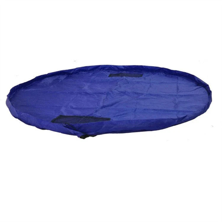 Durable and waterproof toy storage bags in various colors, perfect for travel, picnics, and everyday use.