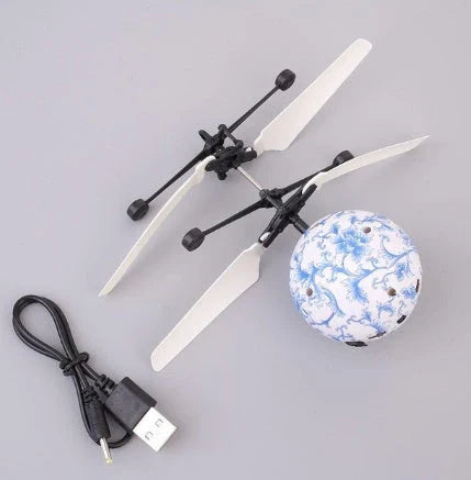 A mesmerizing LED-powered levitating ball that uses infrared technology to effortlessly float and dance, creating a captivating visual display.