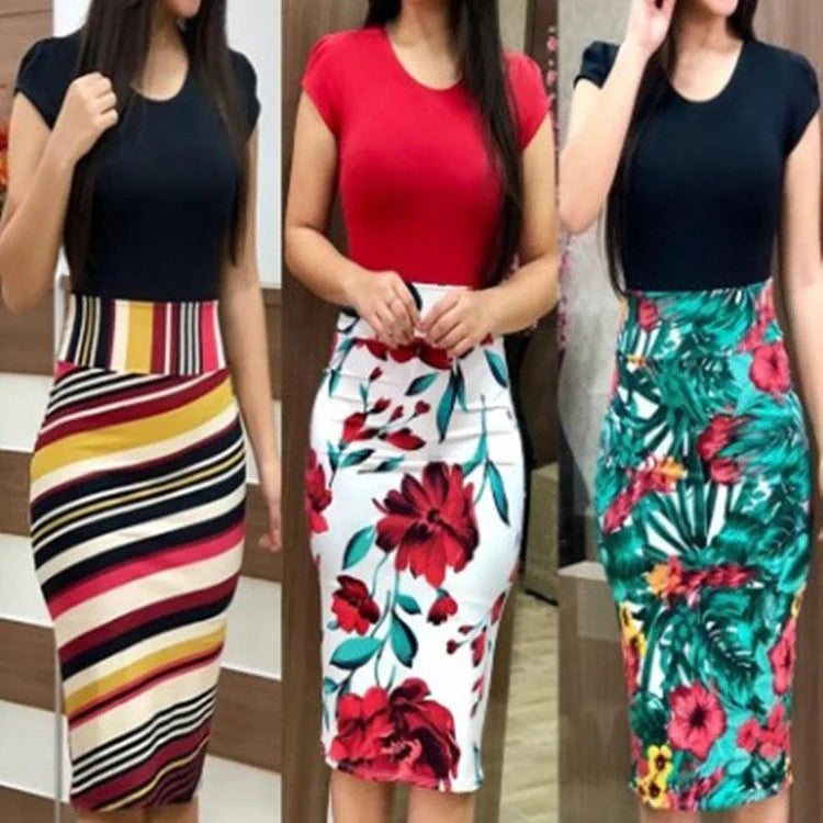 Elegant milk silk midi pencil dress in various sophisticated colours for professional UK women
