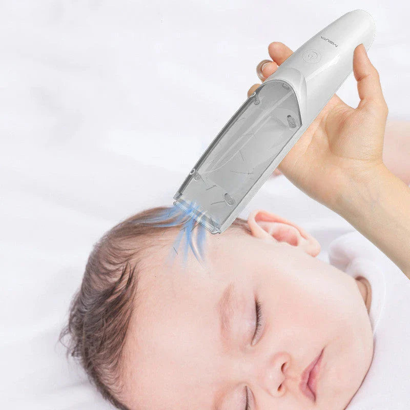 Premium Ceramic Baby Hair Clipper with Rechargeable and Waterproof Design