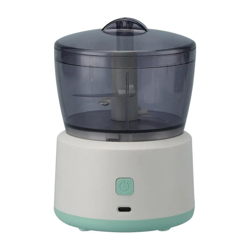Versatile Electric Mini Food Chopper for Quick Meal Preparation with Powerful Motor, Anti-Slip Design, and Transparent Cup