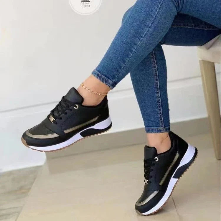Stylish Lace-Up Sneakers for Everyday Comfort