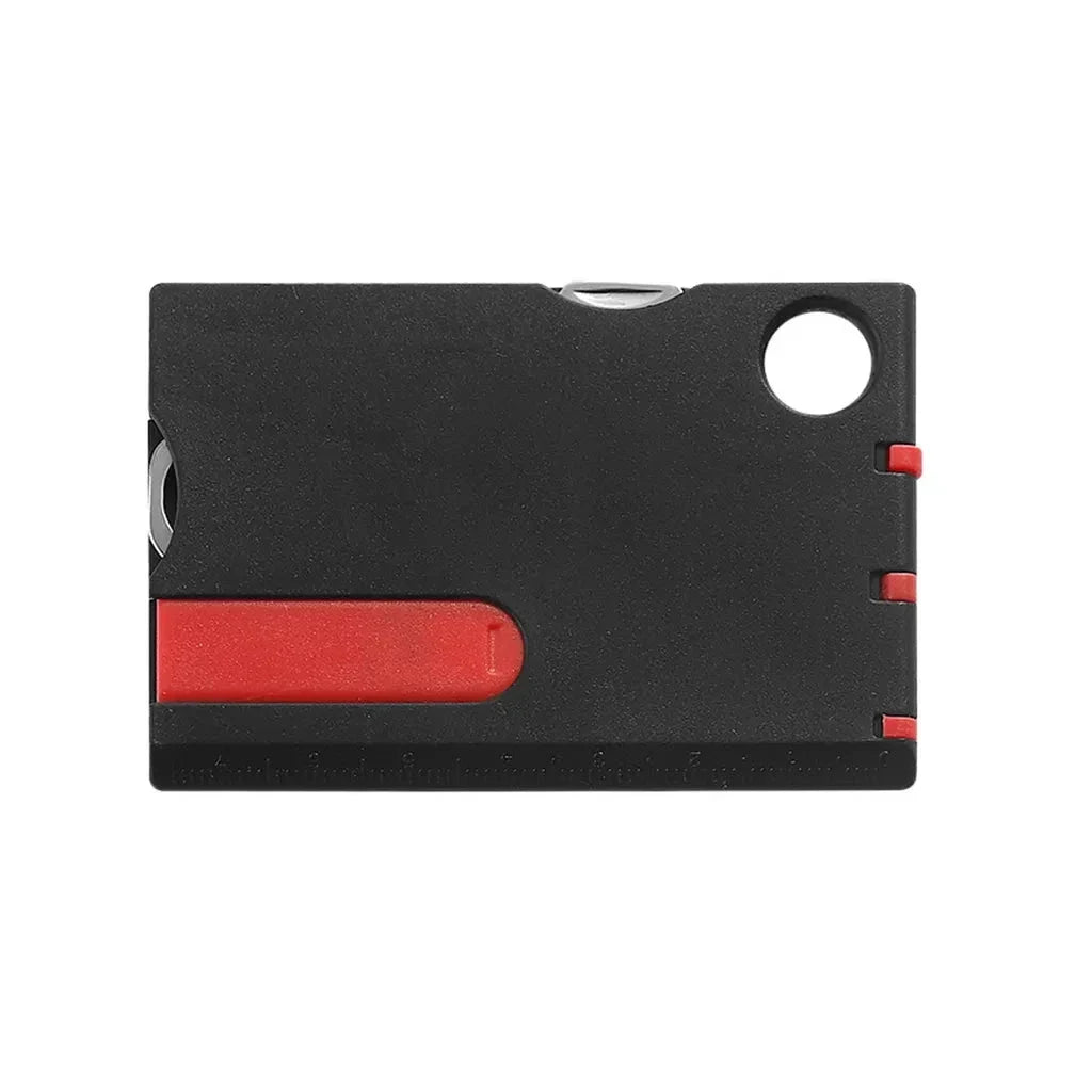 Pocket Credit Card Multi Tool - A compact, 12-in-1 device with essential tools for outdoor adventures and daily tasks