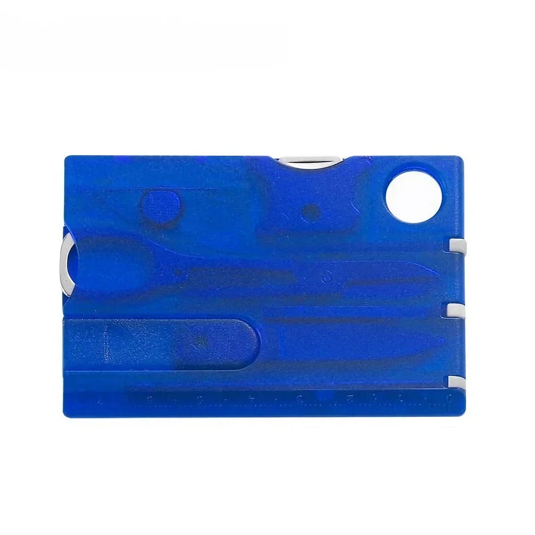 Pocket Credit Card Multi Tool - A compact, 12-in-1 device with essential tools for outdoor adventures and daily tasks