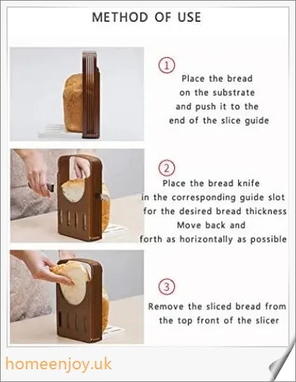 Adjustable Bread Slicer Machine for Homemade, Artisanal, and French Bread Cutting