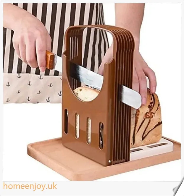 Adjustable Bread Slicer Machine for Homemade, Artisanal, and French Bread Cutting