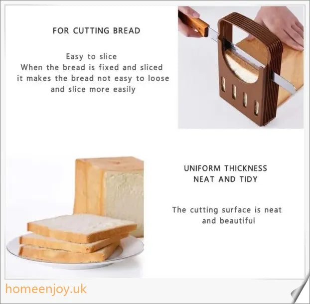 Adjustable Bread Slicer Machine for Homemade, Artisanal, and French Bread Cutting