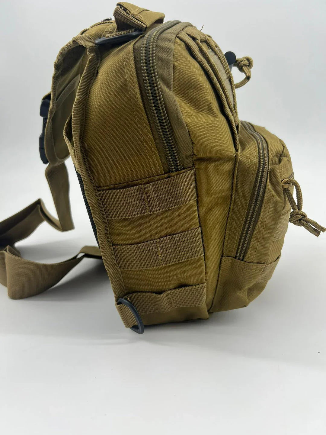 Men's Waterproof Tactical Sling Chest Pack with Adjustable Strap, Multiple Pockets, and Durable Military-Grade Nylon Construction