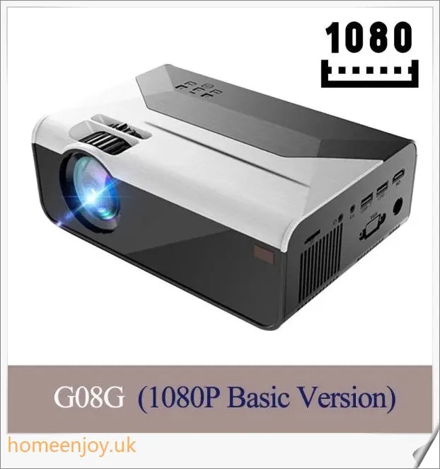 Crenova Mini LED Projector - Compact, Portable, and Bluetooth-Enabled for Versatile Home Entertainment