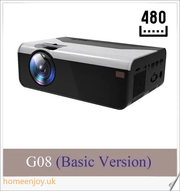 Crenova Mini LED Projector - Compact, Portable, and Bluetooth-Enabled for Versatile Home Entertainment