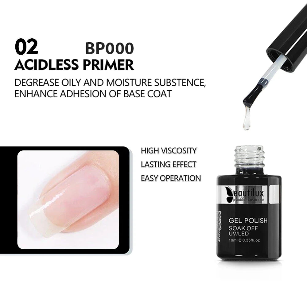 Multifunctional Gel Nail Polish - A versatile, high-quality nail polish that can be used as a primer, base, top coat, and more.