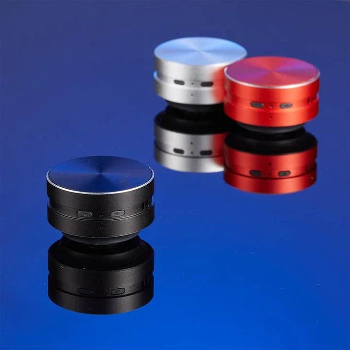 Mini Bluetooth Bone Conduction Speaker with Portable Stereo Soundbox, Dual Audio Channels and FM Radio