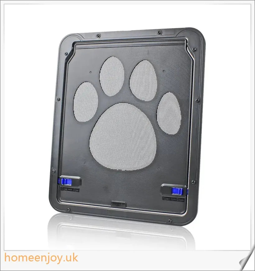Controllable Access Pet Door with Sliding Lock Mechanism for Cats and Dogs
