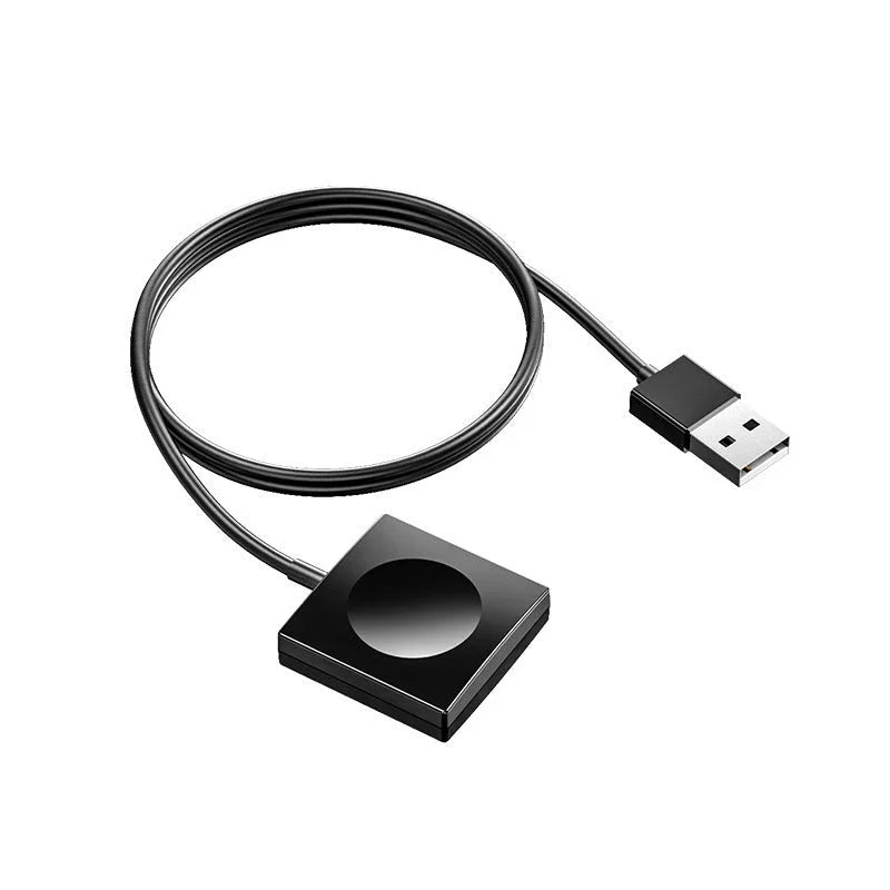 Premium wireless charging dock for Apple Watch, featuring compact design, durable materials, and intelligent charging protection