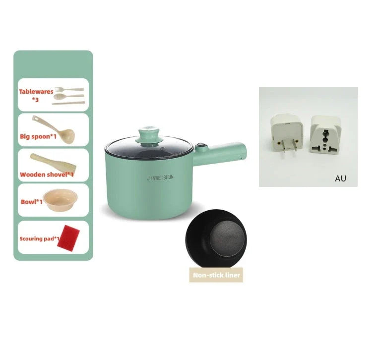 Versatile Electric Hot Pot with Stainless Steel Construction and Nonstick Interior