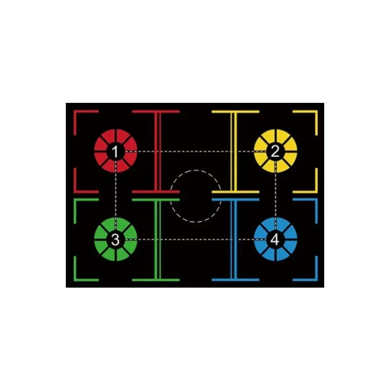 Premium Basketball Training Mat with Durable Rubber Construction and Specialized Markings for Improved Footwork and Ball Control