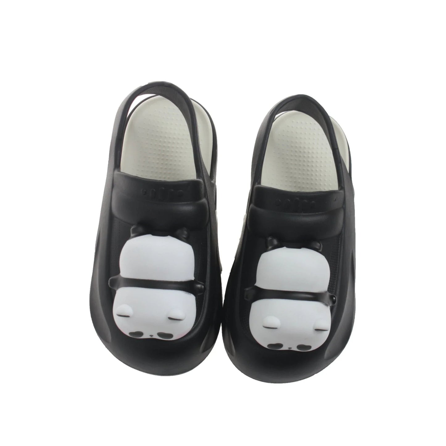 Cute panda-themed summer sandals with lamps, available in multiple colors and sizes for a comfortable, stylish, and fun summer look