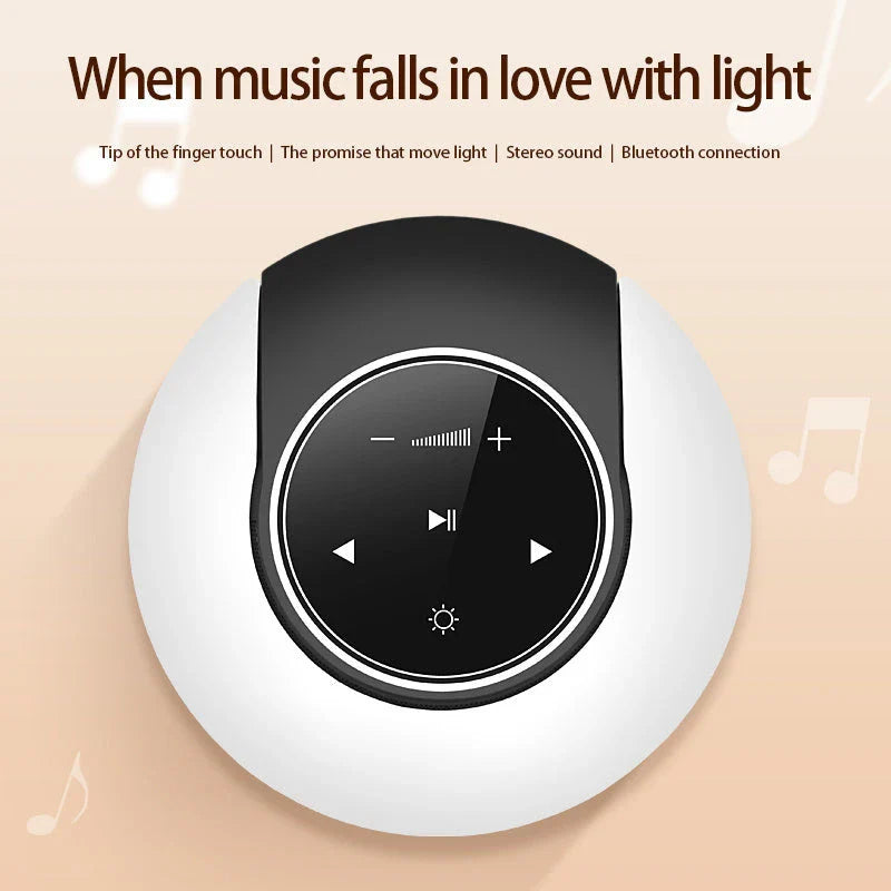 Multifunctional Bluetooth Desk Lamp with Subwoofer Speaker, Adjustable LED Lighting, and Wireless Audio Capabilities
