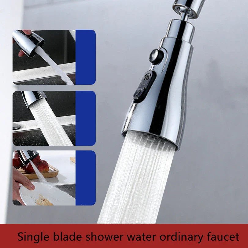 Versatile Pressurized Faucet Sprayer with 360-degree rotation, anti-splash, and water-saving features