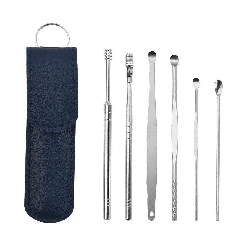 Premium Stainless Steel Ear Cleaner with Spiral Design for Comfortable and Effective Earwax Removal