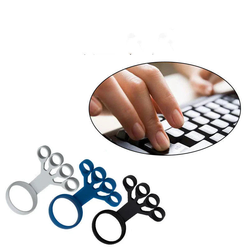 Premium silicone finger strengthening device for arthritis relief and hand grip training