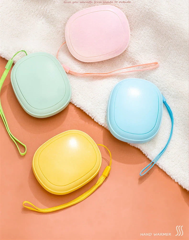 Cozy Portable USB Hand Warmer with Adjustable Heat Settings for Keeping Hands Warm in Cold Weather