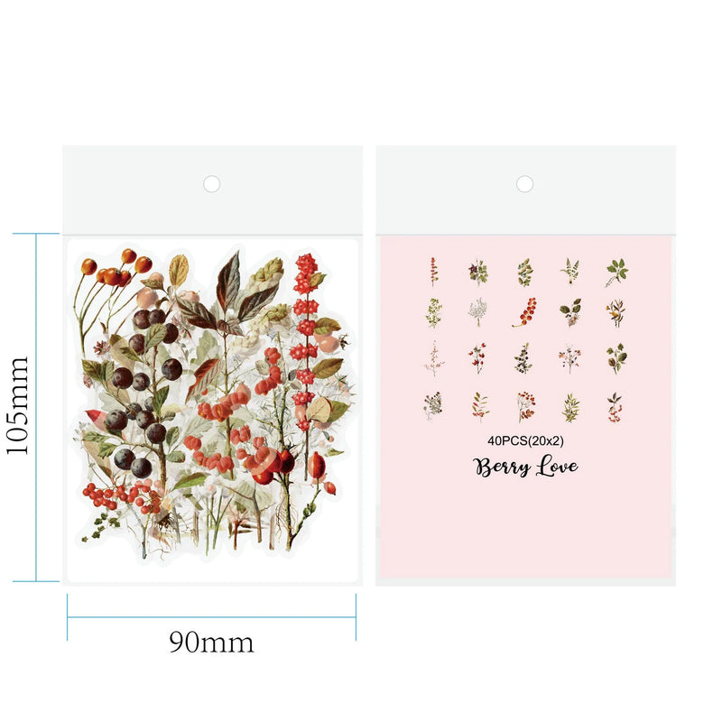 Homeenjoy UK Enchanting Floral Nature Sticker Book - A Whimsical DIY Craft Adventure