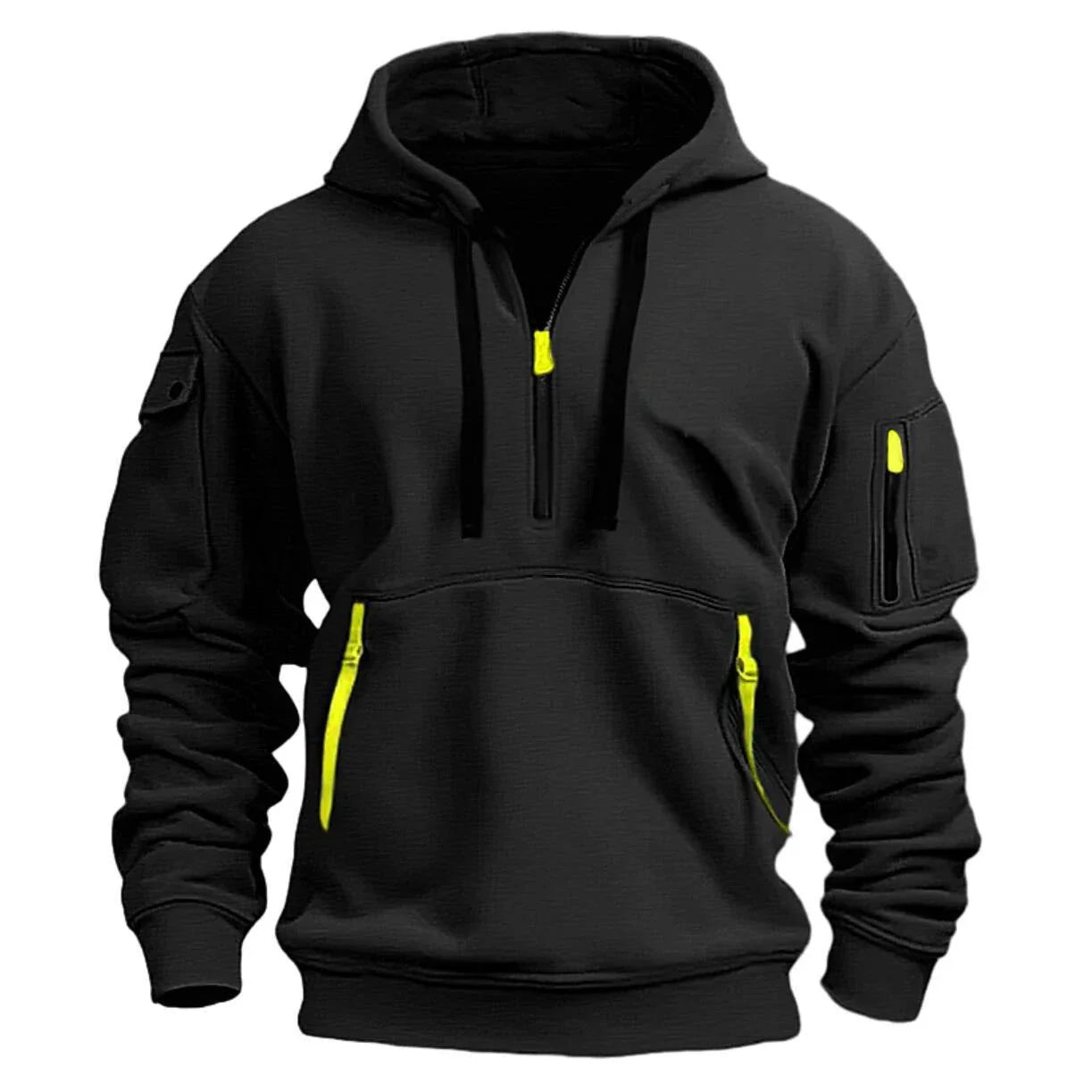 Stylish Hooded Pullover Sweatshirt in Various Colors for Men and Women - Premium Polyester Comfort and Modern Design