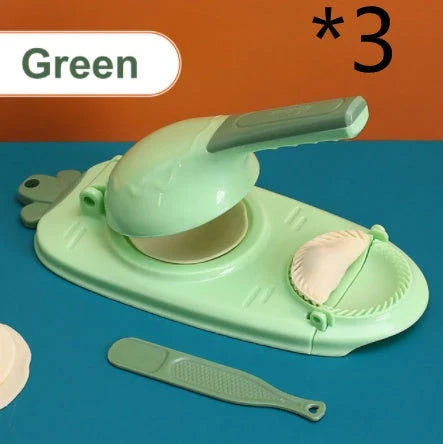 Ergonomic dumpling press tool made of food-grade plastic for easy and convenient homemade dumplings