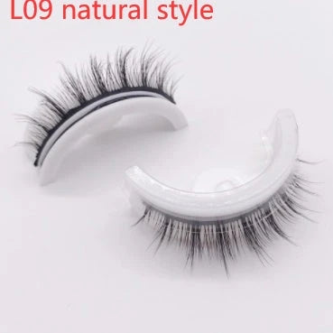 Glamorous 3D mink-inspired false eyelashes in various styles and packaging