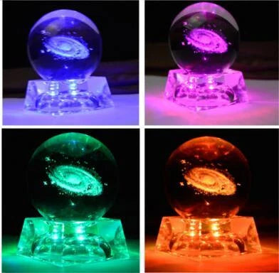 Homeenjoy UK Enchanting Galaxy-Inspired Crystal Ball