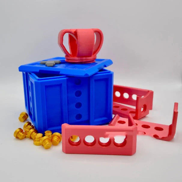 A unique 3D gift box with intricate details and a playful design, perfect for adding a touch of humor and personality to your gift-giving.