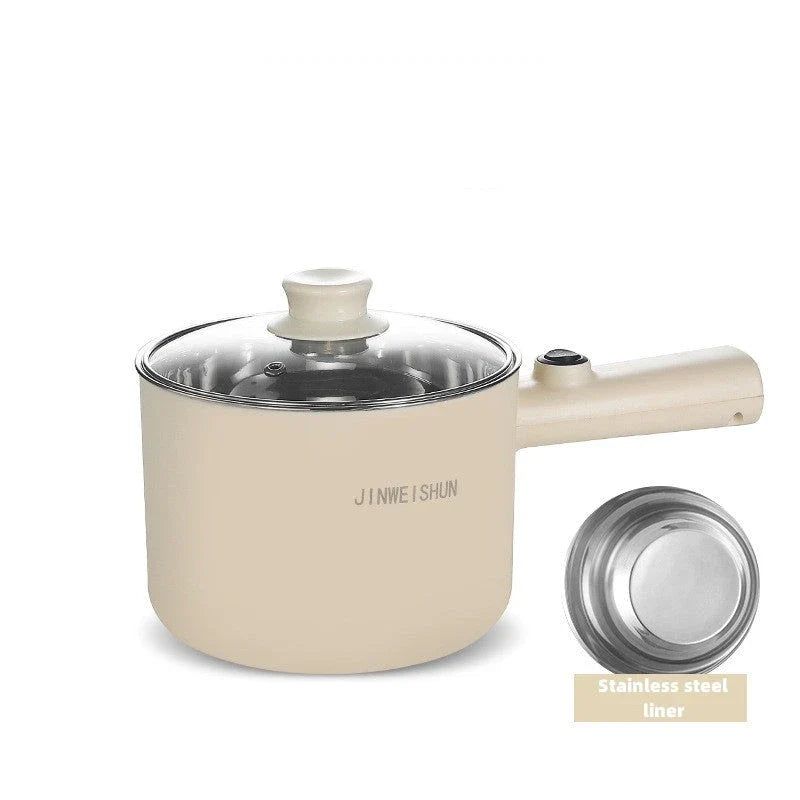 Versatile Electric Hot Pot with Stainless Steel Construction and Nonstick Interior