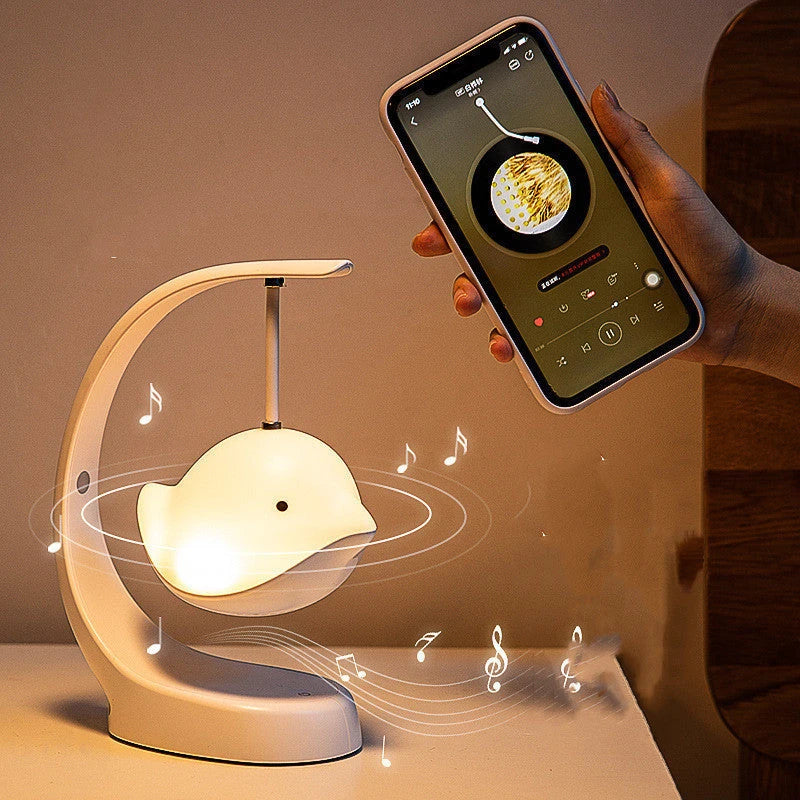 Multifunctional soft glow lamp with adjustable brightness and color settings, designed for soothing baby sleep and stylish home decor