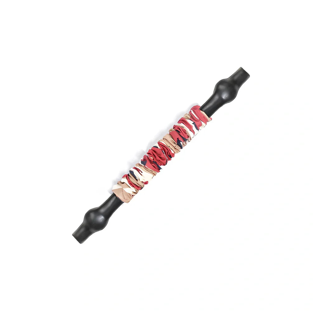 Elastic pull rope in flame camouflage, 26cm length with 6KG resistance for men's fitness training