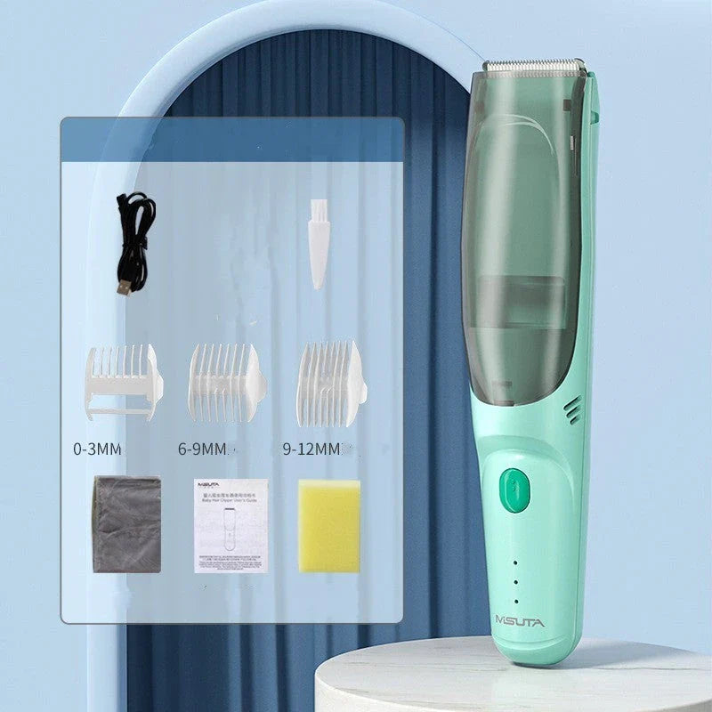 Premium Ceramic Baby Hair Clipper with Rechargeable and Waterproof Design