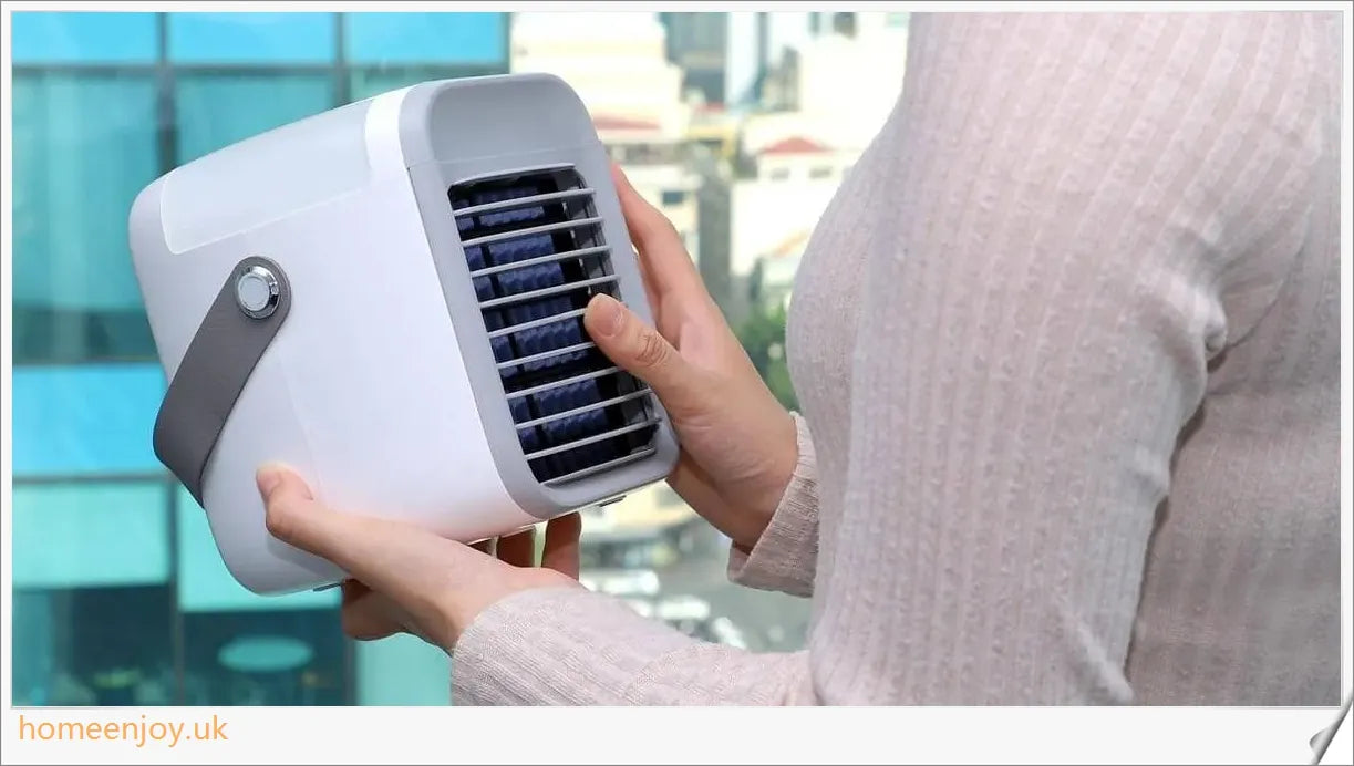 Blaux Portable AC - Compact, Cordless Air Conditioner with Evaporative Cooling and Air Purification Capabilities