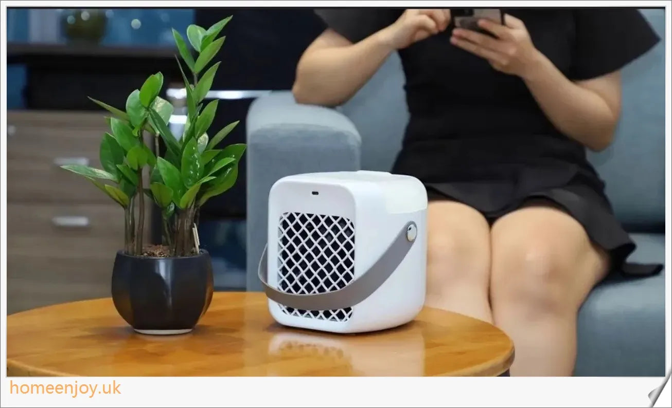 Blaux Portable AC - Compact, Cordless Air Conditioner with Evaporative Cooling and Air Purification Capabilities