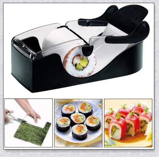 Portable DIY Kitchen Sushi Roll Maker - Compact, Easy-to-Use Sushi Rolling Tool for Homemade Sushi