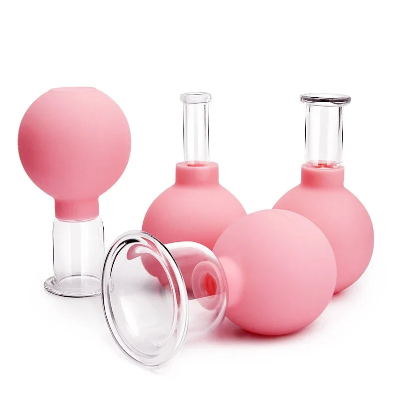 Premium Facial Cupping Massage Set for Skin Lifting and Anti-Cellulite, with adjustable suction and multi-size cups